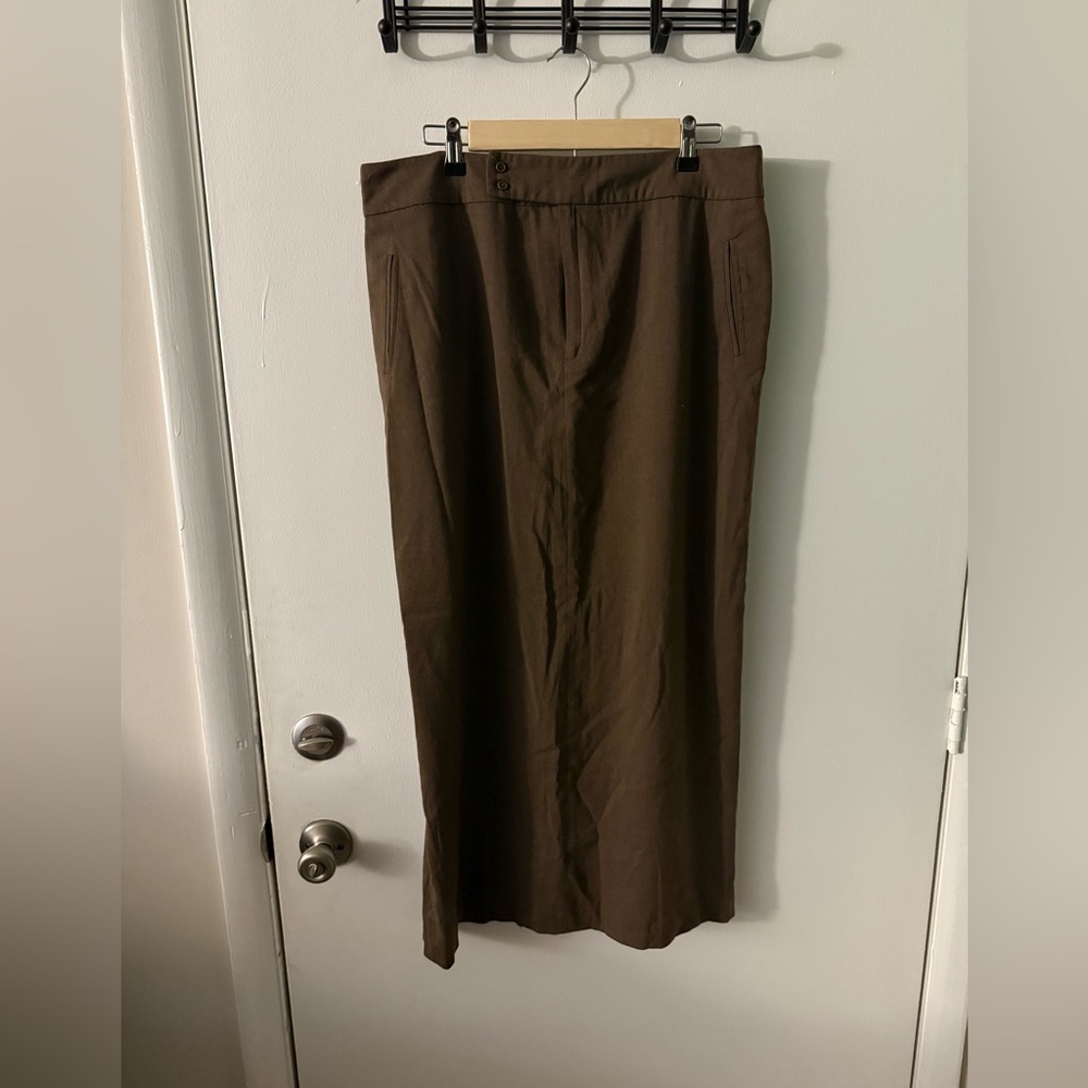 Paradox Women's Rich Brown Maxi Skirt
